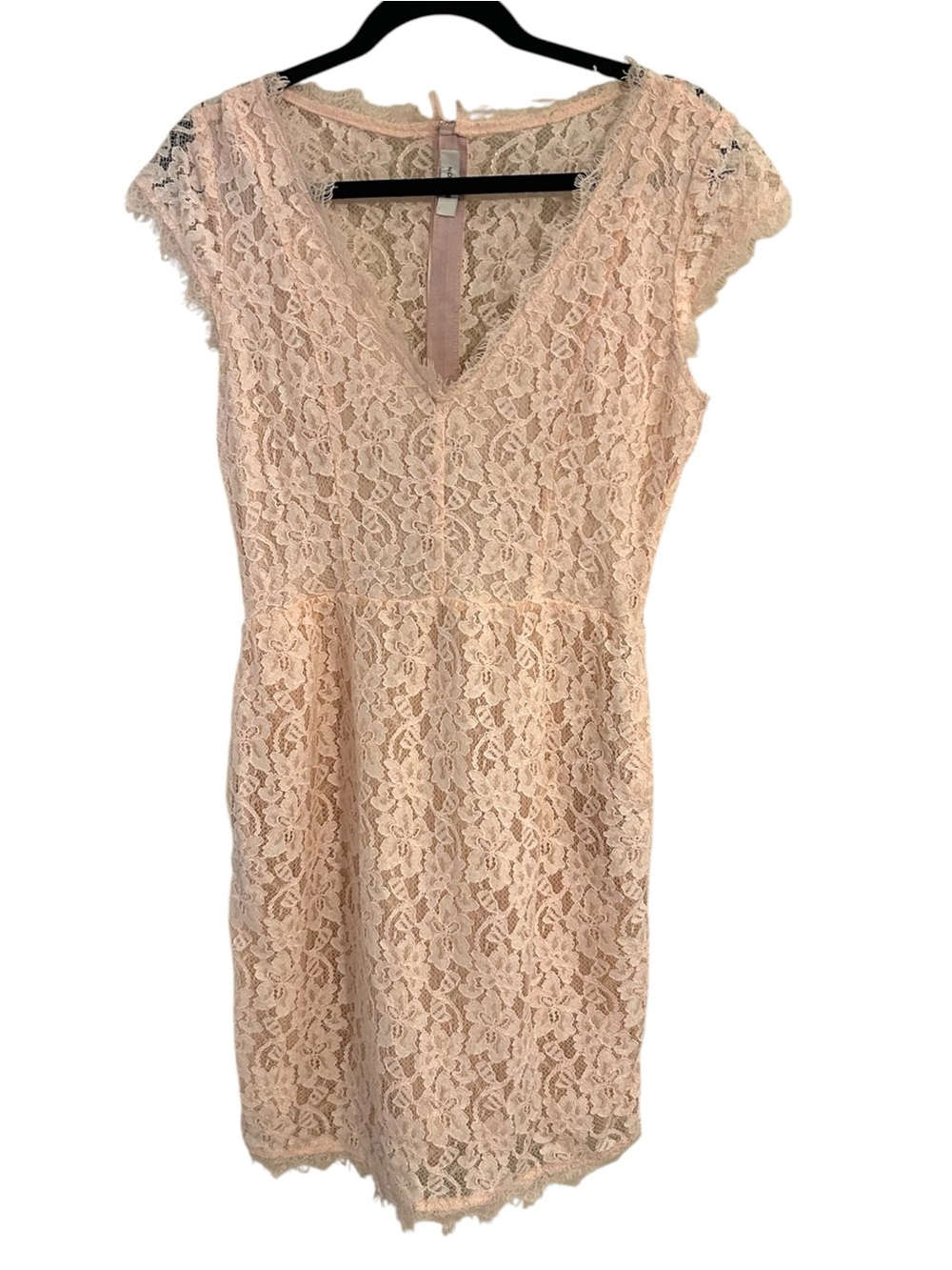 Aritzia Babaton Women's Pink Lace Dress- Size 10